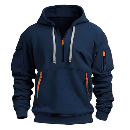 Cornell - Angenehmer, lässiger Herren-Hoodie mit Zipper
