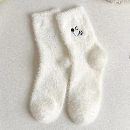 Catherina - Charmante, mittellange Kuschelsocken für Damen