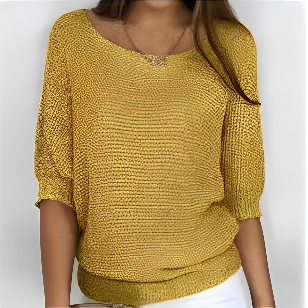 Kathleen - Bequemer und lockerer Damenpullover