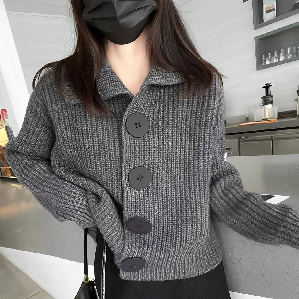 Alexus - Lässiger Damen-Cardigan mit Knöpfen