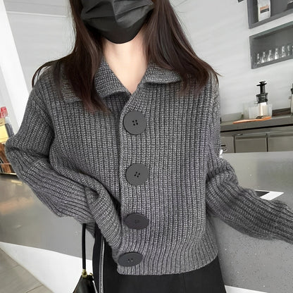 Alexus - Lässiger Damen-Cardigan mit Knöpfen