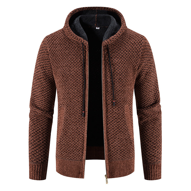 Roswell - Stylischer Herren-Cardigan mit Kapuze