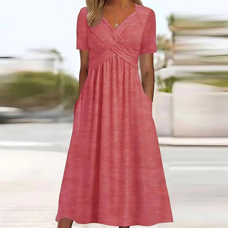 Mara – Weiches A-Linien-Kleid
