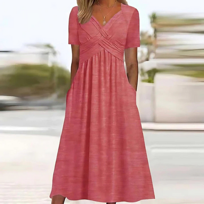 Mara – Weiches A-Linien-Kleid
