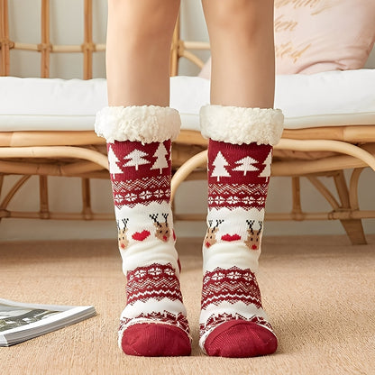 Kassia - Kuschelige Weihnachts-Fußsocken für Damen