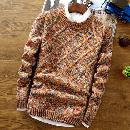 Francis - Wärmerer, bunter Winterpullover für Herren