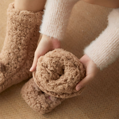 Caelie - Trendige, kuschelige, dicke Fleece-Socken für Damen