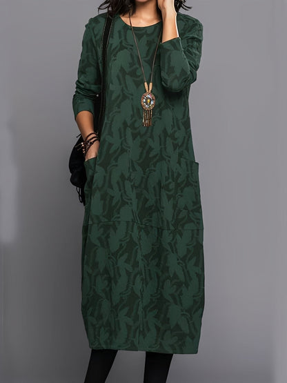 Kadence - Schickes Damenkleid mit langen Ärmeln und Stil