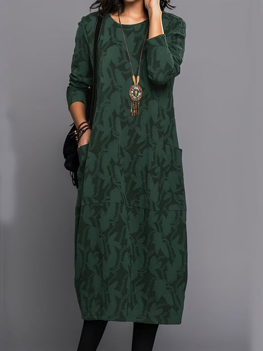 Kadence - Schickes Damenkleid mit langen Ärmeln und Stil