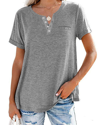 Élodie – Damen T-Shirt mit kurzen Ärmeln