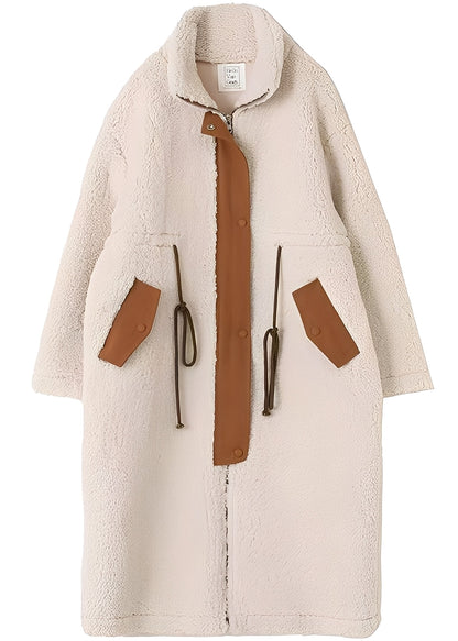 Noelene - Bequemer, weiter Damen-Wollmantel