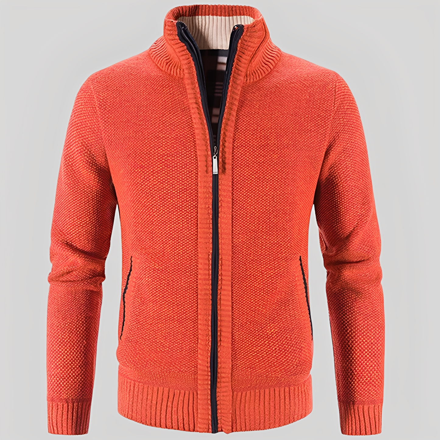 Kelvin - Einfache Herrenjacke mit Reißverschluss