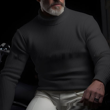 Jaron - Bequemer Herrenrollkragenpullover