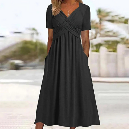 Mara – Weiches A-Linien-Kleid