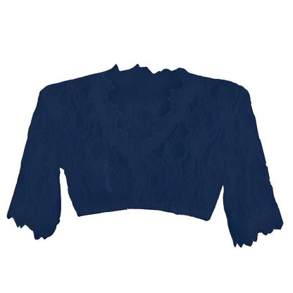 Bonnie - Modische Oktoberfest-Dirndlbluse aus Netzgewebe für Damen