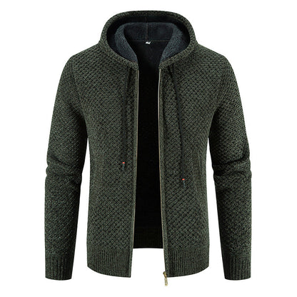 Roswell - Stylischer Herren-Cardigan mit Kapuze