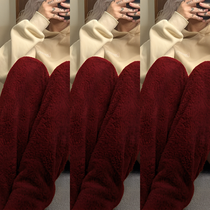 Camellia - Warme, kniehohe Wintersocken für Frauen