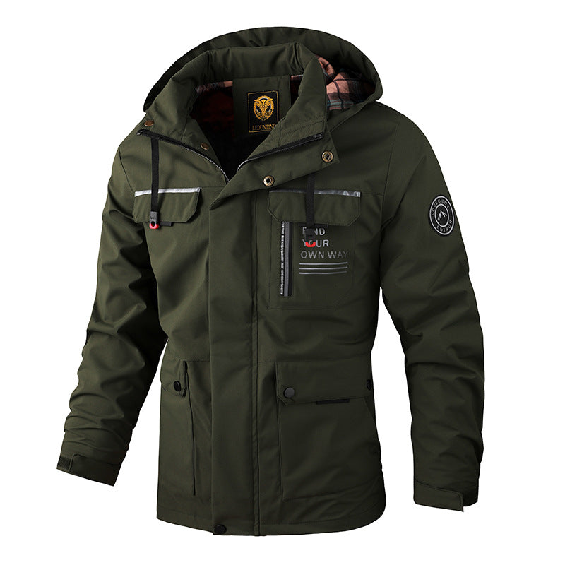 Millard - Zeitgemäße wasserdichte Cargo-Jacke für Herren