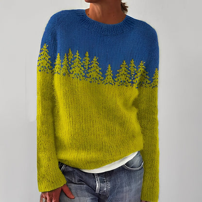 Heather - Traditioneller Damenpullover mit Design