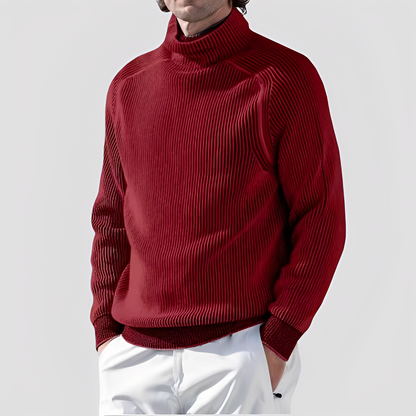 Chadwick - Stilvoller, warmer Rollkragenpullover für Herren aus Wolle