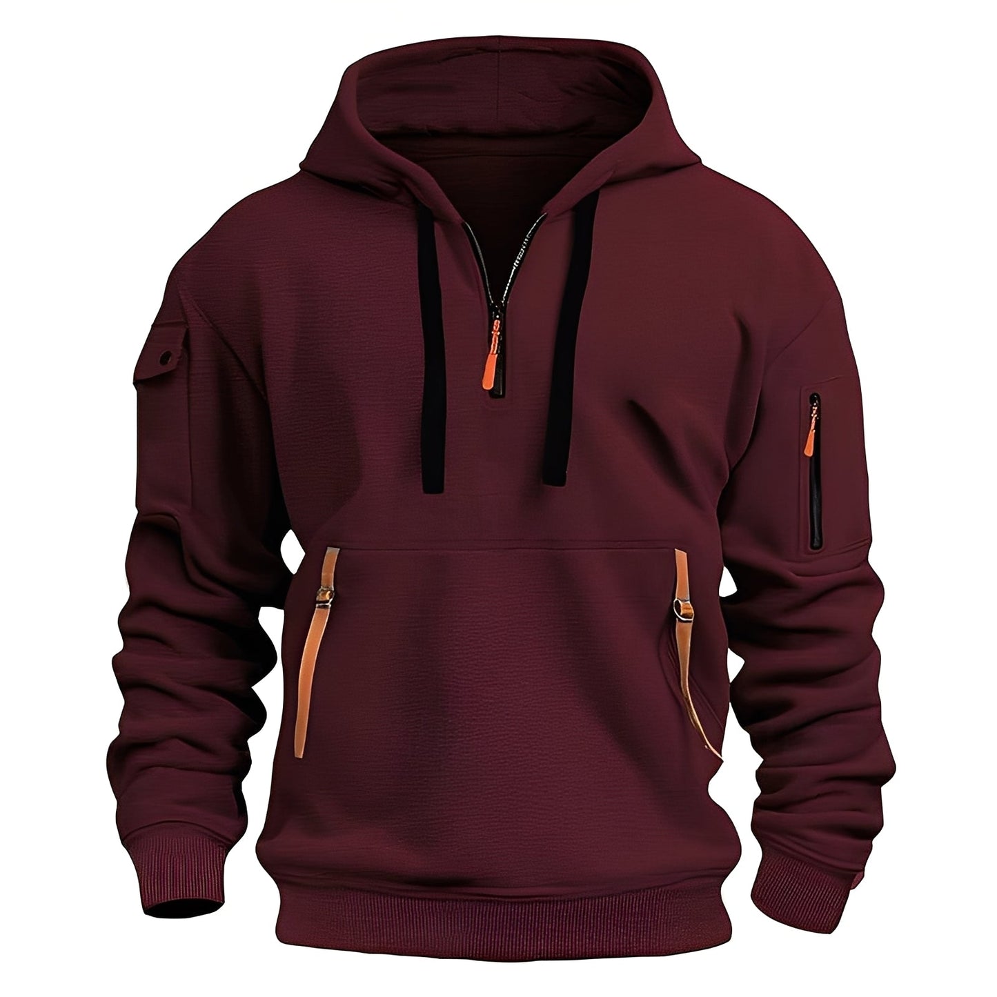 Burton - Herren-Hoodie mit halbem Reißverschluss