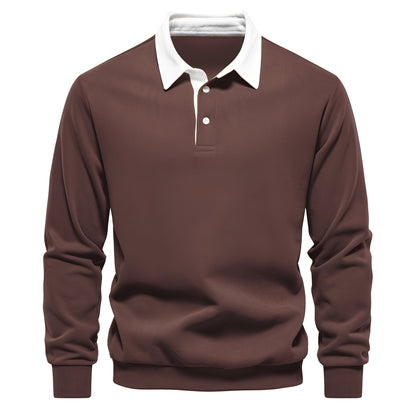 Sonnie - Komfortables Herren-Langarm-Poloshirt