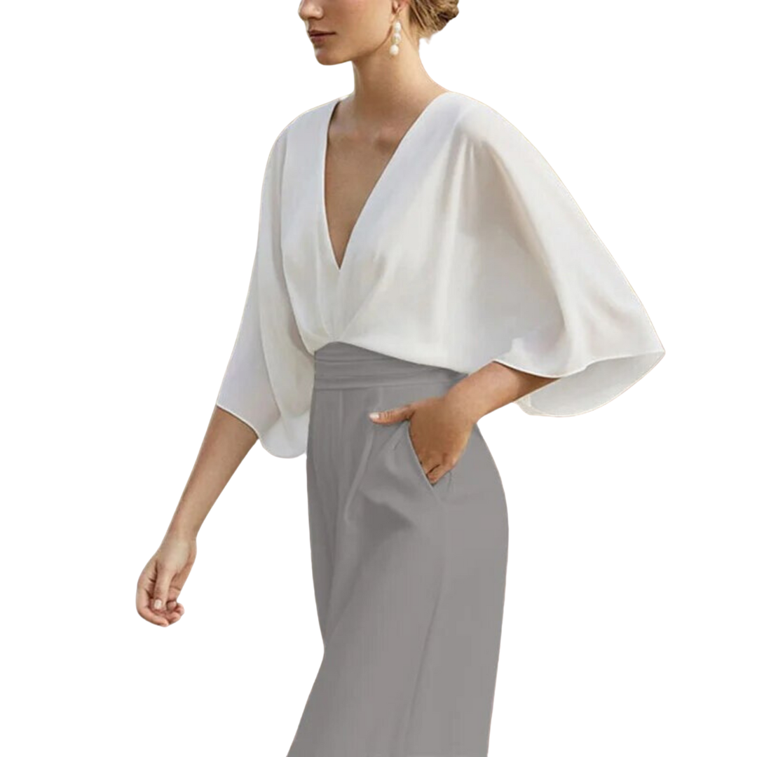 Melanie - Entspannter Jumpsuit mit weitem Bein