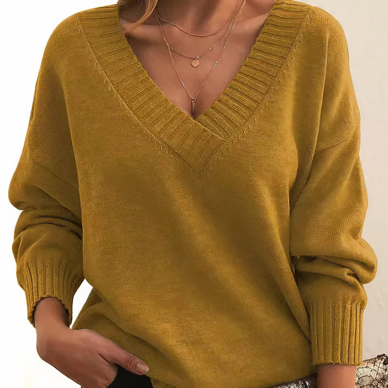 Herbst - Stilvoller Kaschmirpullover