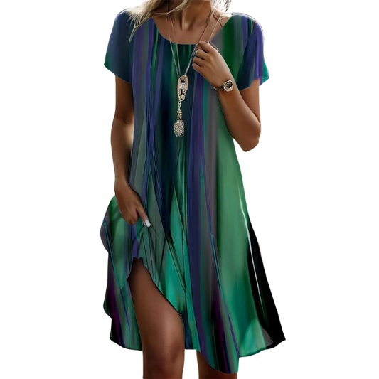 Aryna – Stilvolles, fließendes Freizeitkleid