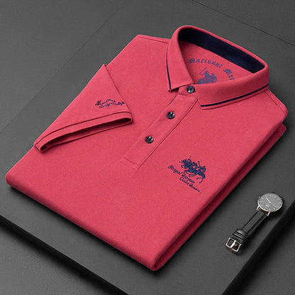Taro – Bequemes Herren-Poloshirt mit Knöpfen