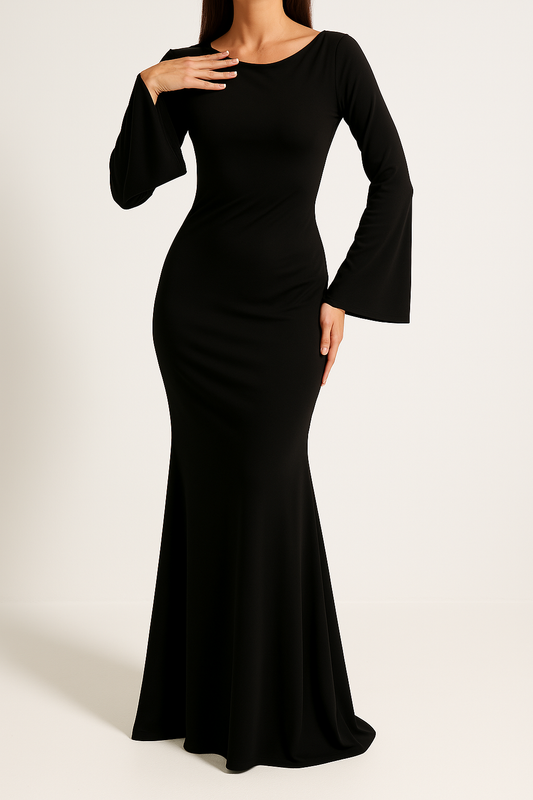 Vivian – Schickes Abendkleid mit Weiten Ärmeln