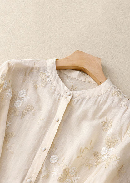 Elaine - Bestickte Vielseitige Bluse