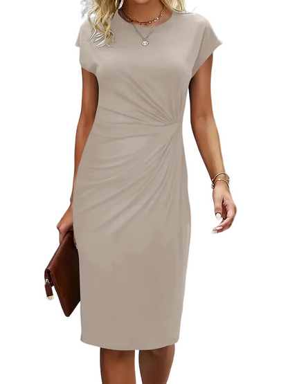 Reilly – Feminines Midikleid mit raffiniertem Knoten-Detail