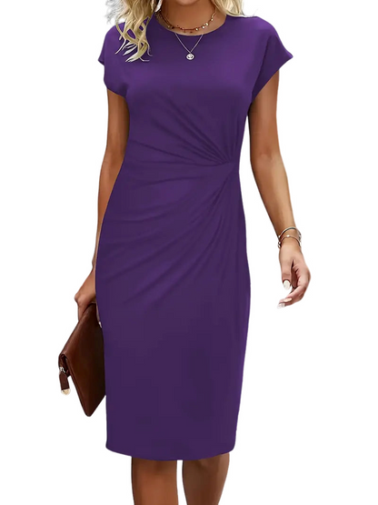 Reilly – Feminines Midikleid mit raffiniertem Knoten-Detail