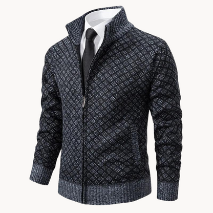 Julien – Turtleneck Jacquard Knit