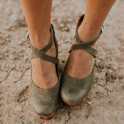 Isabelle – Mary Jane Schuhe mit Block-Absatz