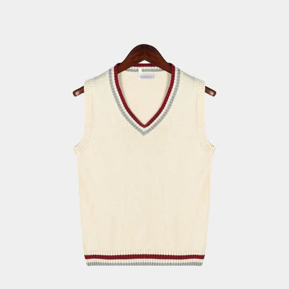 Édouard – Ärmelloser Pulli in Alt-Silber