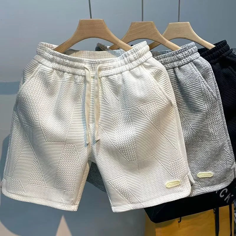 Carl – Herrenshorts im Fischgrätmuster