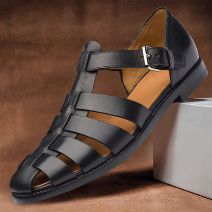 Sofronio - Klassische Ledersandalen