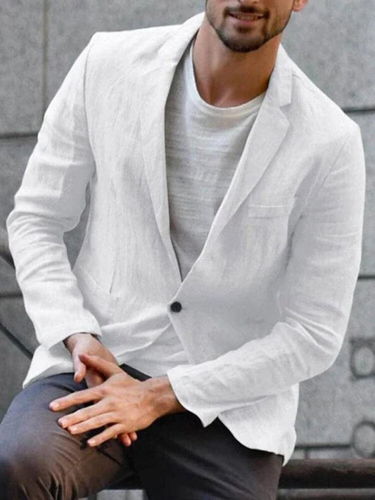 Mario – Moderner Blazer aus Leinen