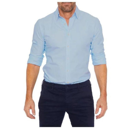 Dustin - Knitterfreies Hemd mit Zip-Verschluss