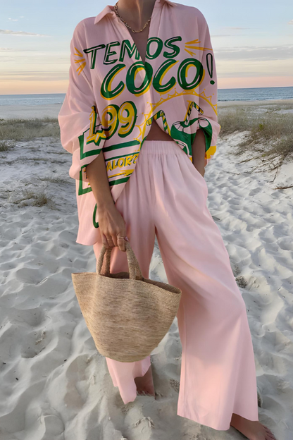 Thalia - Set mit Resort-inspiriertem Druck