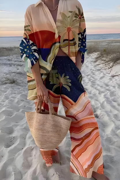 Thalia - Set mit Resort-inspiriertem Druck