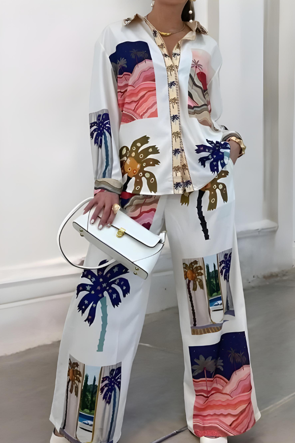 Thalia - Set mit Resort-inspiriertem Druck