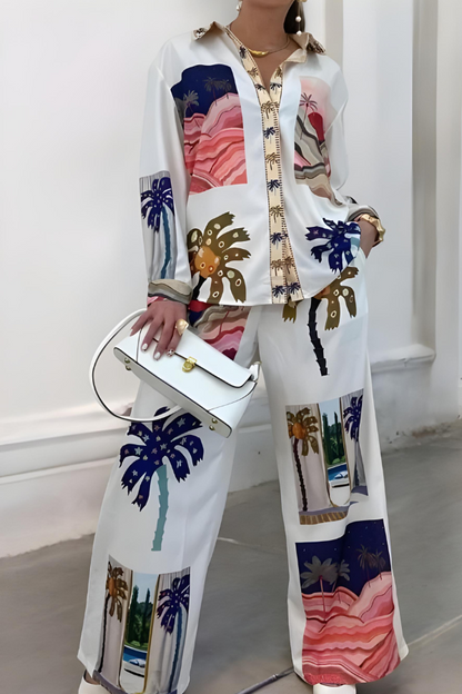Thalia - Set mit Resort-inspiriertem Druck