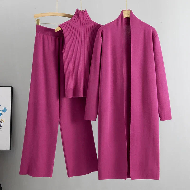 Zara – Gemütliches Dreiteiliges Winterset für Frauen