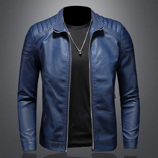 Evan – Klassische Lederjacke für Herren