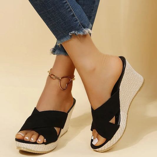 SoleLift – Elegante Keilsandalen für Jeden Tag