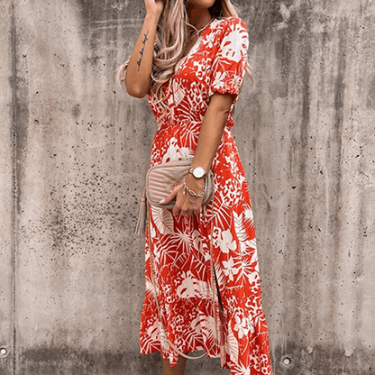 Daina – Blumenrock mit Schlitz