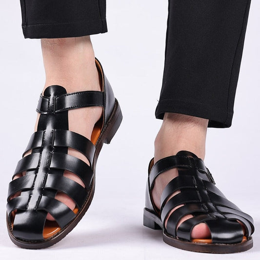 Sofronio - Klassische Ledersandalen